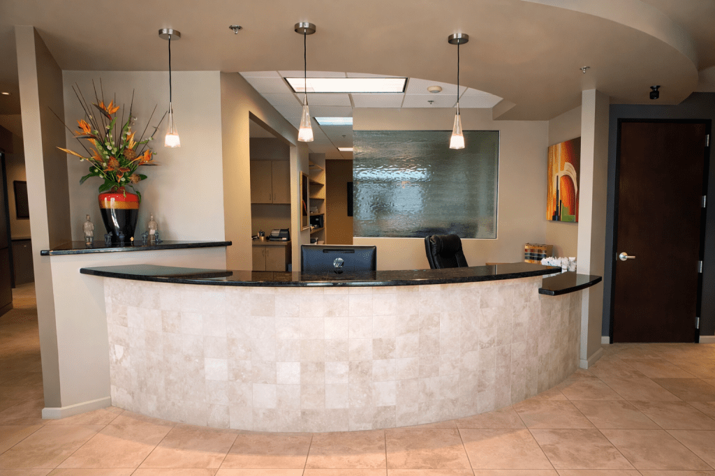 Office reception area in Phoenix AZ